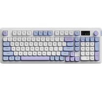 flintronic Gaming Keyboard, 80% mehāniskā tastatūra, spēļu tastatūra ar blīvi savienojamu Bluetooth/2.4G/USB-C RGB, QWERTY izkārtojums, spēlētāju tastatūra ar OLED viedo displeju un pogu, paredzēta PC/Laptop/PS4/PS5/Mac