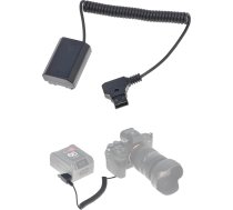 Fotga pagarinājuma kabelis D-Tap savienojuma D-Tap savienojumam ar fiktīvo akumulatoru NP-FZ100 priekš Sony ZV-E1 FX3 FX3 FX30 A1 A7C A7III A7RIII A7SIII A7RM4 A7RIV A7RV A9 II A9III A6600 A6700 A7CR A7CII ILCE-9 kamerām