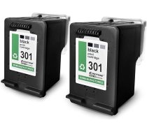 Eurotone 2 x kasetne HP 1000 1050 2050 2510 2514 2540 2542 2545 2550 3000 3052 3057 3059 4500 4502 4507 4632 4632 4633 9 553 4 5536 5539 Aizstāj 301XL BK