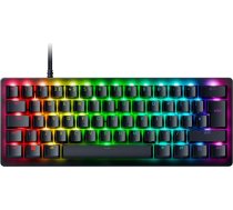 Razer Huntsman V3 Pro Mini - 60 % analogā optiskā tastatūra, Snap Tap un Fast Trigger režīms (ātri iebūvēti regulatori, daudzfunkciju ritenītis un īpašas vadības pogas), AK izkārtojums