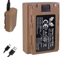 SK akumulators, kas saderД«gs ar Sony NP-FZ100, 2400 mAh, ar USB Type-C uzlДЃdes pieslД“gvietu/NTC sensoru un V1 korpusu, priekЕЎ Sony FX30 Alpha 9 II A9 A9II A7R V ZV-E1