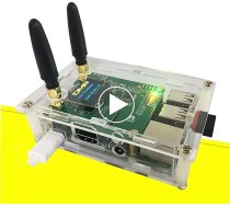 Pilnīgi jauns modernizēts dupleksais DMR Hotspot WLAN Ehternet Port Montēta radiostacija WiFi Digitālā balss modema atbalsts DMR Dstar YSF P25 Fusion Antenna Raspbery P Model 2B Divu krāsu OLED 2 TimeSlots