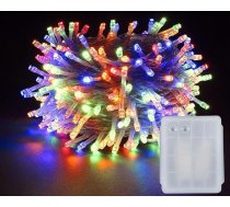 100/200/300/400/500 LED bateriju darbināmas pasaku gaismas Ziemassvētku dārza ballītei, kāzu dekorācijai (daudzkrāsainas)