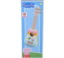 Eichhorn - Peppa Pig koka ukulele, 43 cm garš, veicina dzirdes uztveri, 4 neilona stīgas, noskaņojams, izgatavots no priedes koka, bērza saplāksņa, no 3 gadu vecuma