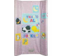 TataWay - Pārģērbšanās paklājs | PVC pārklājums un ūdensizturīgs | Iekļauts maisiņš, kas novērš slīdēšanu | Looney Tunes Tweety & New Year's Eve, 81 x 50 x 9,5 cm, poliuretāns, polivinilhlorīds