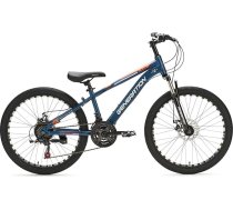 Generation M-760 kalnu velosipēds 24 collas – bērnu velosipēds – disku bremzes – 21 pārnesums – zils