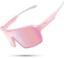 Lamicall XL sieviešu riteņbraukšanas brilles, ātras brilles - [29 g TR90 Ultralight] Polarizētas sporta brilles velosipēdam ar regulējamu deguna spilventiņu un kātiņiem, UV400 skriešanas brilles saulesbrilles riteņbraukšanai/skriešanai