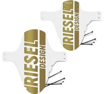 Riesel Design® 1x dubļusargs - Dubļusargs: PE - MTB dubļusargs ar kabeļu saites / Stilīgs velosipēda dubļusargs un moderns kalnu velosipēda dubļusargs jebkura izmēra velosipēdam
