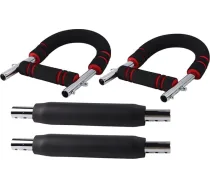 30-50 lb Twister Arm Trainer, regulД“jams krЕ«ЕЎu trenaЕѕieris, roku trenaЕѕieris vД«rieЕЎiem, fitnesa aprД«kojums muskuДјu treniЕ†am plecos un apakЕЎdelmos (melns un sarkans)