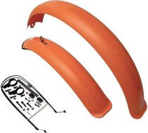Fat Tire velosipēda priekšējais un aizmugurējais dubļusargs, 66 cm, oranžs