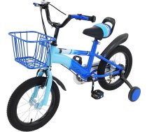 Bērnu velosipēds 14 collas Uzlabots bērnu velosipēds ar stabilizatoriem un grozu Augstuma regulējams bērnu velosipēds 3–6 gadus veciem bērniem Meiteņu velosipēds Jauniešu velosipēds zēniem un meitenēm