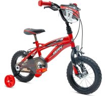 Huffy Moto X 12 collu bērnu velosipēds sarkans 3–5 gadiem Viegli un ātri montējams ritenis zēniem un meitenēm + stabilizatori