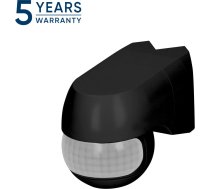 Kustības sensors 220st. 1200W, IP44, 3 veidu montāža, melns