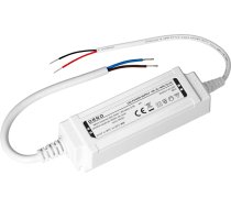 LED barošanas bloks, hermētisks, 12V, 24W, IP67, plastmasas korpuss