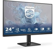 Philips 24E2N1110 24 collu Full HD monitors, 120 Hz, adaptīvā sinhronizācija. (1920 x 1080, 1x D-Sub, 1x HDMI 1.4), melns