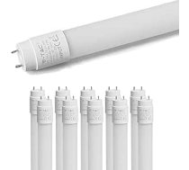 10 LED cauruļu komplekts, 120 cm, neitrāli balta (4000 K), 160 LM/W, 1920 lūmenu, T8, G13-12 W (aizvieto 36 W), iekļauts starteris, LED spuldzes, luminiscences neona lampas