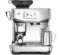 Sage - The Barista Touch Impress - Kafijas automāts ar automātisku piena putu uzputošanu, integrētu dzirnaviņu un aukstās pagatavošanas funkciju - Inteliģenta dozēšana, asistēta piejaukšana - Matēts nerūsējošais tērauds