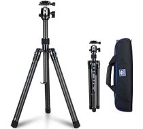 SIRUI Traveler X-I oglekļa šķiedras ceļojumu kameru statīvs, 159 cm, 1,1 kg, ar B-00K lodveida galvu un Arca Swiss, līdz 10 kg kravnesība, īpaši kompakts 33 cm