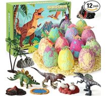 Vannas bumbas bērniem ar pārsteiguma dinozauru rotaļlietu iekšpusē Dabīga organiska vannas piedeva Vannas rotaļlieta Bath Bombs Bērnu dzimšanas diena Ziemassvētku Lieldienu dāvanas Zēni Meitenes
