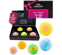 Hallingers Luxury Bath Bombs - rozā - 5 vannas bumbiņas Dāvanu komplekts ar piecām vannas bumbām, gatavs iepakojumā (komplekts) - dāvanu idejas Ziemassvētki un dāvanas Adventes kalendārs | Apsveicam Glüc