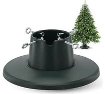 Kamai apaļš Ziemassvētku eglīšu statīvs universāls stumbra diametram 3,5 - 10,5 cm un eglītes augstumam līdz 2,1 m, izturīgs metāla statīvs ar ūdens tvertni, īstām Ziemassvētku eglītēm, uzticama Ziemassvētku eglīte