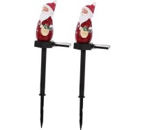 POPETPOP Pack of 2 Solar Powered Christmas Garden Lighting LED Garden Lights Ziemassvētku rotājumi Ziemassvētku rotājumi Ziemassvētku rotājumi Solar Power Solar Lights for Outdoor Garden Landscape Light Stake Light Outdoor