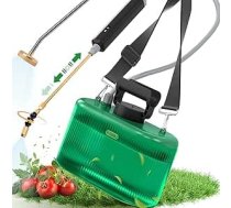 Elektriskais dārza smidzinātājs 5L ar 2200 mAh akumulatoru, vara teleskopiskā lance 33-54 cm, 2-in-1 (stars/smidzinātājs), nerūsējošā tērauda lance, 1 m + 3 m šļūtene, akumulatora spiediena smidzinātājs dārzam un augiem