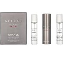 Chanel Allure Homme Sport Eau de Toilette Extreme Set Vaporisateur/Spray 20 ml/Refill 20 ml vīriešiem