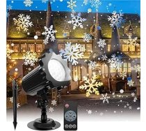 Weihnachten Projektor Lichter Urlaub Dekoration Ip65 Wasserdichte Projektion Schneeflocken Lampe