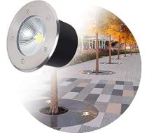 LED lampas dārza apgaismojumam - COB tehnoloģijas LED lampas dārzam, rietumiem un terasei (baltas, 20W(12V)) - Bodeneinbauleuchte Mit COB-Technologie for Garten, Rasen Und Terrasse(White,20W(12V))