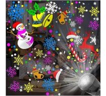 LED Ziemassvētku lampa 360 rotējoša iekštelpām un ārpus telpām Orlamp Holiday Party Ziemassvētku dekorēšana LED apgaismojums