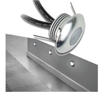 1W 95LM apakšzemes lampa LED ārējais iebūvētais prožektors 12 DC āra dārza ieraktā gaisma IP67 terases grīdas gaisma neitrāli balta (4000-4500K)