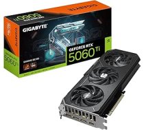 Gigabyte GeForce RTX 5060 Ti Gaming OC 8G Grafiskā karte - 8GB GDDR7, 128Bit, PCI-E 5.0, 2647MHz Core Frequency, 3x DisplayPort, 1x HDMI, GV-N506TGAMING OC-8GD