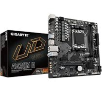 GIGABYTE A620M H pamatplate - atbalsta AMD Ryzen 8000 procesorus, 5+2+2+2 fāžu digitālais VRM, līdz 7200 MHz DDR5 (OC), 1xPCIe 4.0 M.2, GbE LAN, USB 3.2 Gen 1