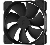 Fractal Design Dynamic X2 PWM GP-18 180 mm augstas izturības LLS gultņu melnā izdevuma radiatora optimizēts datora korpusa ventilators