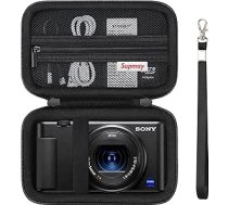 Supmay kameras futrālis Sony Vlog kamerai ZV-1F | ZV-1 | ZV-1 II, uzglabāšanas turētājs, ceļojuma somiņa ar rāvējslēdzēja tīkliņu baterijai, lādēšanas kabelim, USB kartei, melns