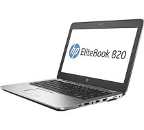 HP EliteBook 820 G3 portatīvais dators Intel Core i5-6200U 2,30 GHz, RAM 8 GB, SSD 128 GB, 12,5" displejs, WiFi, BT, CAM, Windows 11 Pro (atjaunots)