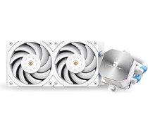 TR Frozen Edge 240 White CPU šķidrā ūdens dzesētājs ar ventilatoru PWM 120mm 240 White Cold Row Specification Integrēts radiators AMD/AM4/AM5, Intel LGA1700/1150/1151/1200/2011
