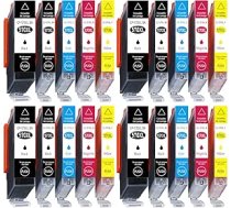 20 XL printeru kasetnes, kas saderīgas ar Canon Pixma MG 5700 MG5750 MG5751 MG6850 MG6851 MG6850 MG7750 MG7751 kā PGI-570BK CLI-571BK CLI-571C CLI-571M CLI-571Y CLI-571Y aizstājējs