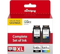 540XL 541XL multipakete, kas paredzēta Canon printera kasetņu 540 541 XL, 540 541 printeru kasetņu nomaiņai priekš Canon Pixma TS5150 MG3600 MG3650S MG3650 MG4250 MX475 TS5100 MG3150 MG3500 MG420 00 MX53 5 US