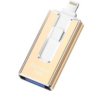 USB zibatmiņas zibatmiņas disks,256 GB USB zibatmiņas disks,iPhone MFI sertificēta 4 in 1 atslēga iPhone/Android/Type C un PC USB zibatmiņas disks C Photo Stick ārējā krātuve fotogrāfiju, video, failu glabāšanai