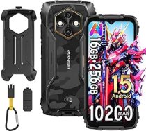 Ulefone Rugking 4 Pro āra mobilais tālrunis bez līguma, 16GB + 256GB/2TB āra viedtālrunis ar Android 15, 48MP + 8MP, 6,56" HD+ 120Hz, 10200mAh, IP68 ūdensizturīgs mobilais tālrunis, 4G/5G WIFI/NFC/OTG