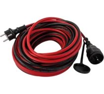 REV 0017250614 Strom pagarinātājs 16A Rot melns 25m