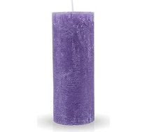 Rustic Pillar Candle Purple Diametrs 7 cm x 18 cm - Dažādas krāsas / izmēri - Ilgstoša degšana Antīka svece, altāra svece bez smaržas - Dekoratīvā svece