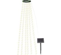 Lunartec Saules pasaku gaismas: Lunartec Lunartec Ziemassvētku eglīšu virtenes, 12 virtenes, 300 LED, IP44 (LED Ziemassvētku apgaismojums, saules baterijas, nedegošas sveces ar tālvadības pulti).