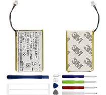 Duotipa 820 mAh rezerves akumulators 361-00056-08 Saderīgs ar Garmin Camper 780, Camper 770 LMT-D, Drive 61 LMT-S, Dash Cam 35, DriveSmart 5 LMT, 55 MT-D, 55 MT-S EU akumulatoru ar remonta instrumentu komplektu