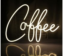 Wanxing kafijas neona zīme kafijas neona zīme kafijas neona gaismas uzraksts neona zīme LED neona zīme Cafe neona gaisma sienas kafejnīcas apdare, neona gaisma bāra, kafijas nams, restorāns, telpu apdare
