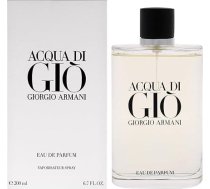 Giorgio Armani Acqua di Gio Pour Homme Eau de Parfum Refillable vīriešu smaržas 200 ml