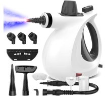 Tvaika tīrītājs, rokas tvaika tīrītājs, vairāku virsmu tīrīšanai ar 11 piederumiem, 1050 W daudzfunkcionāls tvaika tīrītājs, rokas tvaika tīrītājs bez ķimikālijām logu, dīvānu, locītavu un automašīnu tīrīšanai