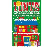 Tony's Chocolonely - Šokolādes Ziemassvētku Adventes kalendārs - 24 dienas - 10 šķirnes Tiny Tony's - Daudz gaidīšanas - Ziemassvētku dāvanas - Veģetārie - Beļģijas godīgas tirdzniecības šokolāde